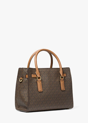 michael kors hamilton moderne small signature logo crossbody bag
