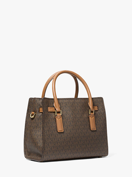 michael kors hamilton moderne small signature logo crossbody bag