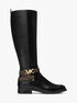 Reed Faux Leather and Logo Boot michael kors reed faux leather and logo boot