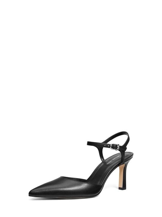 Amara Leather Mid Pump michael kors amara leather mid pump