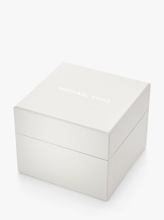 michael kors طقم هدايا من ساعة ومجوهرات بايبر النسائية