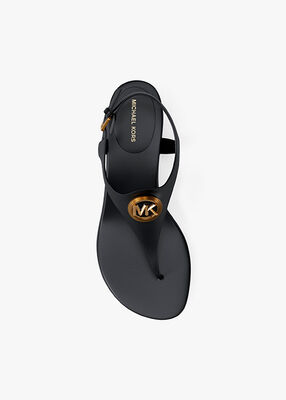 michael kors mckenszie flex leather sandal