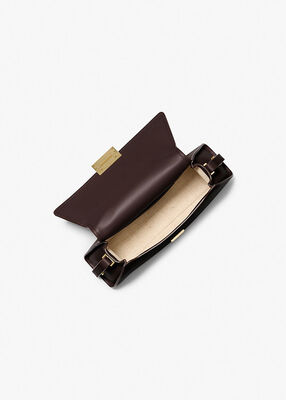 michael kors ludlow medium leather shoulder bag