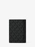 Hudson Signature Logo Folio Card Case michael kors hudson signature logo folio card case