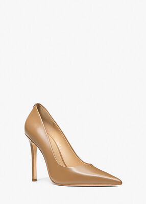 michael kors elyse leather pump