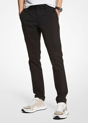 Slim Fit Cotton-Blend Chino Pants