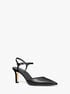 Amara Leather Mid Pump michael kors amara leather mid pump
