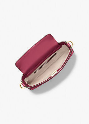 michael kors bryant small pebbled leather convertible pochette