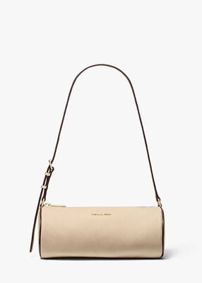 michael kors izzy small nubuck barrel pochette
