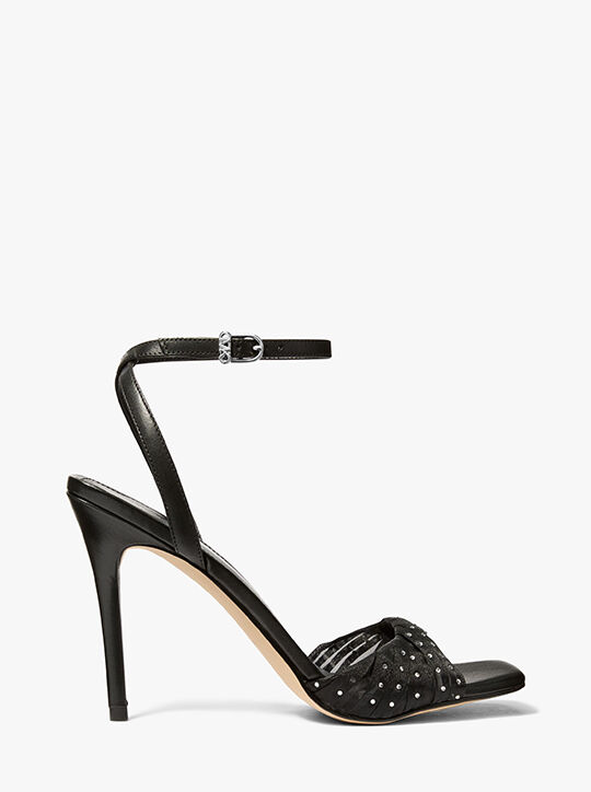michael kors kiana embellished tulle sandal