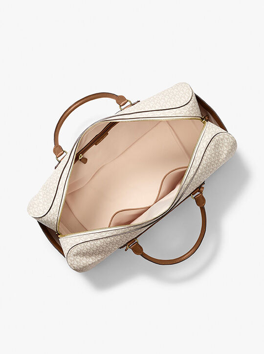 Jet Set Travel Extra-Large Signature Logo Weekender Bag michael kors jet set travel extra large signature logo weekender bag
