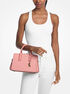 michael kors laila small signature logo satchel