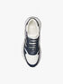 Dax Two-Tone Leather Trainer michael kors dax two tone leather trainer