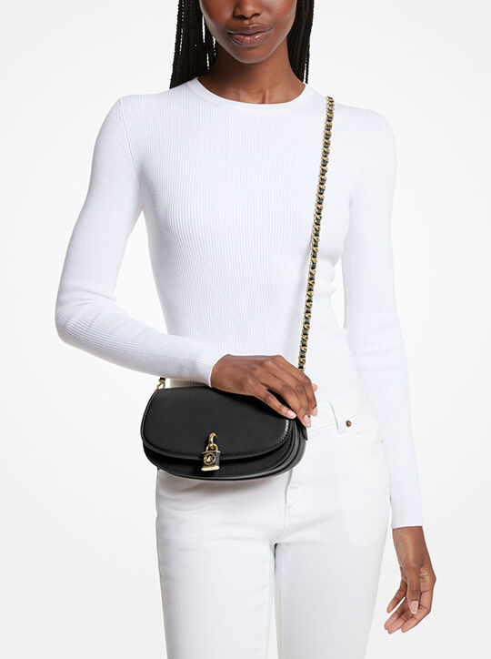 Mila Small Leather Shoulder Bag | Michael Kors Official Website