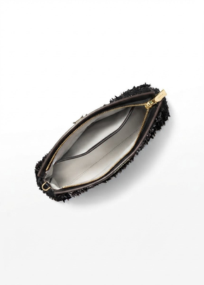 michael kors athena small metallic sequin embellished convertible clutch