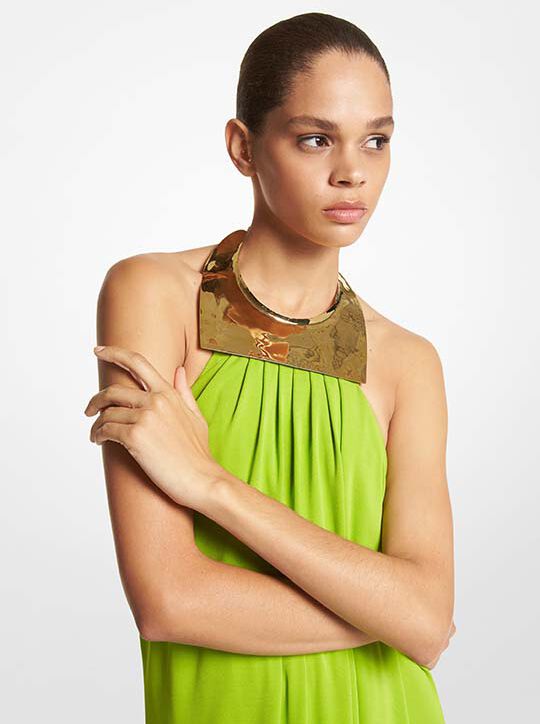 ثوب قلادة كريب جيرسي michael kors ثوب قلادة كريب جيرسي