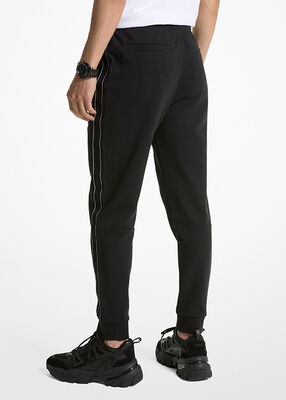 michael kors بنطال رياضي من مزيج القطن بشريط