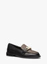 Tiegan Leather and Logo Loafer