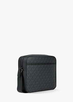 michael kors jet set signature logo crossbody bag