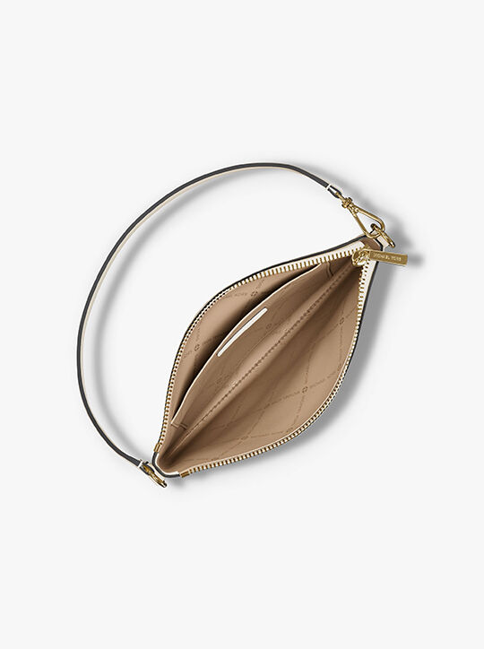 michael kors jet set small signature logo convertible wristlet