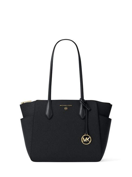 Marilyn Medium Saffiano Leather Tote Bag michael kors marilyn medium saffiano leather tote bag