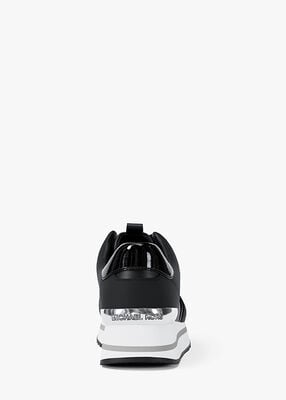michael kors raina leather trainer