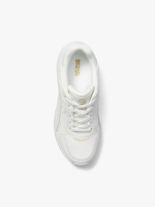 Sami Mesh and Leather Trainer