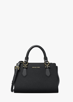 michael kors marilyn small leather satchel