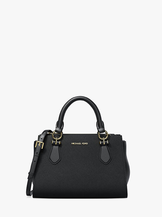 michael kors marilyn small leather satchel