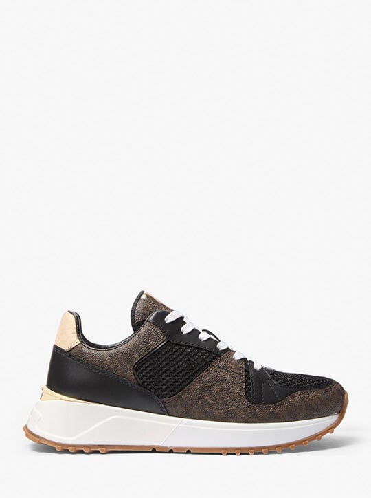 Jaime Mixed-Media Trainer michael kors jaime mixed media trainer