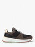 Jaime Mixed-Media Trainer michael kors jaime mixed media trainer