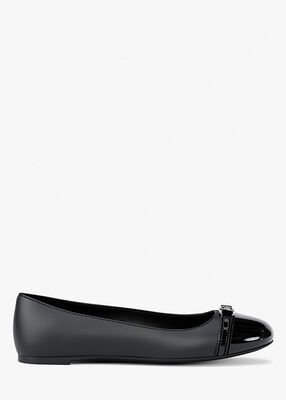 michael kors mandy leather moccasin