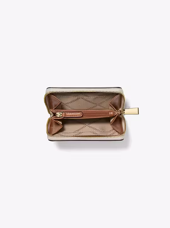 حافظة بطاقات جيت سيت صغيرة بسحاب michael kors حافظة بطاقات جيت سيت صغيرة بسحاب