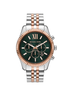 Lexington Chronograph Two-Tone Stainless Steel Watch michael kors lexington chronograph two tone stainless steel watch
