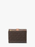 michael kors greenwich medium signature logo trifold wallet