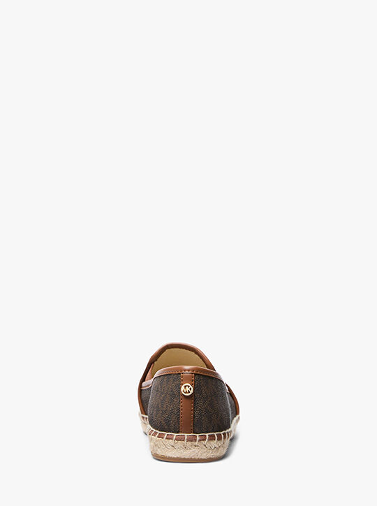 michael kors hastings signature logo slip on espadrille