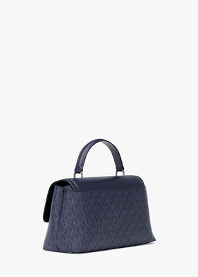 michael kors tribeca extra small signature logo satchel
