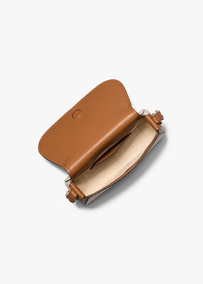 michael kors lydia small signature logo crossbody bag