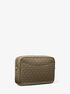 michael kors bev large signature logo crossbody bag