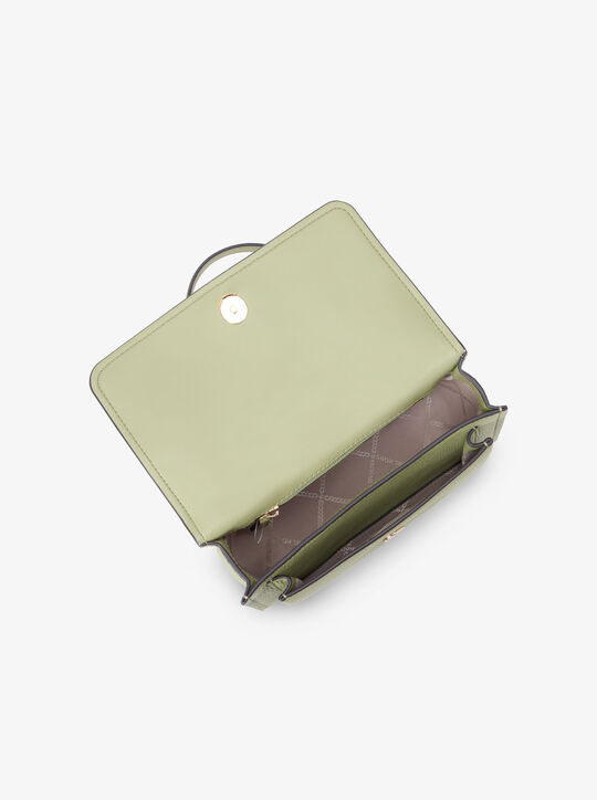 حقيبة كتف كلير كبيرة من الجلد المحبب قابلة للتحويل michael kors حقيبة كتف كلير كبيرة من الجلد المحبب قابلة للتحويل