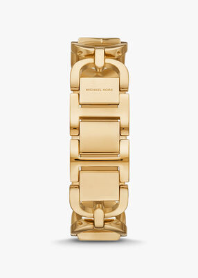 michael kors mini empire gold tone watch