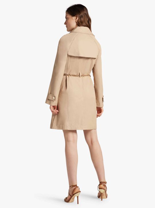 Cotton Belted Trench Coat Michael Kors Official site