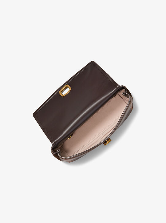 Bryant Small Leather Convertible Shoulder Bag michael kors bryant small leather convertible shoulder bag