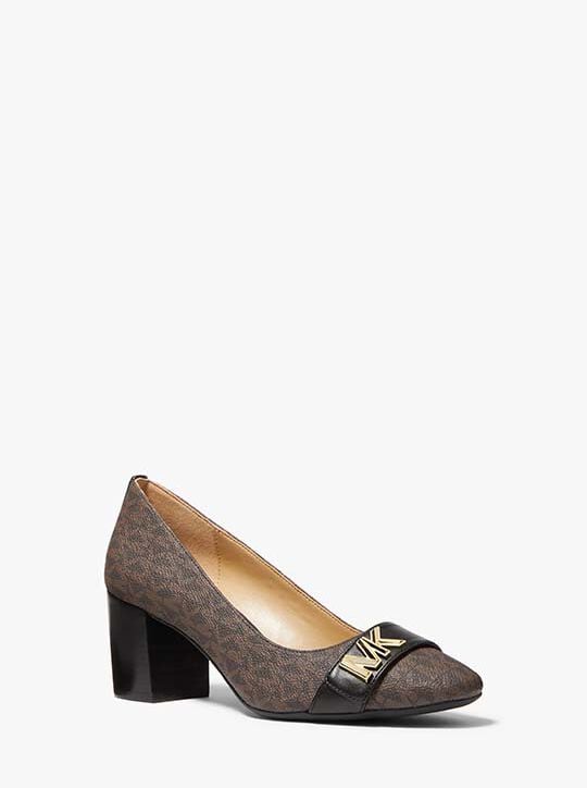 Jilly Flex Signature Logo Pump michael kors jilly flex signature logo pump