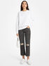 EMBOSSED LOGO CREW michael kors embossed logo crew