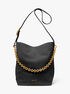 michael kors nolita large suede bucket tote bag