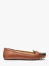 Mandy Leather and Signature Logo Moccasin michael kors mandy leather and signature logo moccasin
