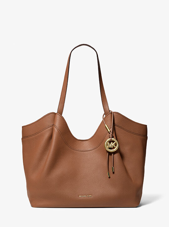 michael kors nolita large pebbled leather tote bag