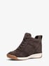 Nikko S2 Suede Wedge Trainer michael kors nikko s2 suede wedge trainer