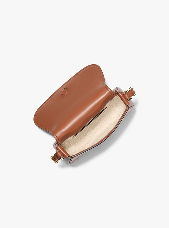 Lidia 専用 Lydia Small Leather Crossbody Bag, LUGGAGE | Michael Kors UAE
